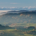 Pohled z rozhledny Alpenblick II